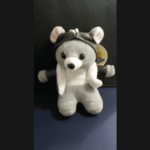Orso e Topolino aviatore piccolo/portachiavi
