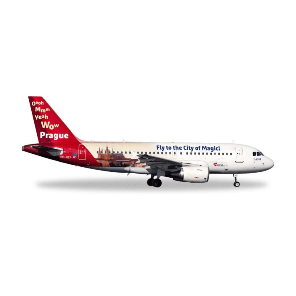 Airbus A319 - CSA Czech Airlines, Reg."OK-NEP" - "Prague-City of Magc"" - Marca: Herpa - Scala: 1:200