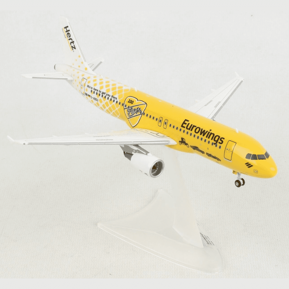 Airbus A320 - Eurowings, Reg."D-ABDU" - "Hertz 100 Years" - Marca: Herpa - Scala: 1:200