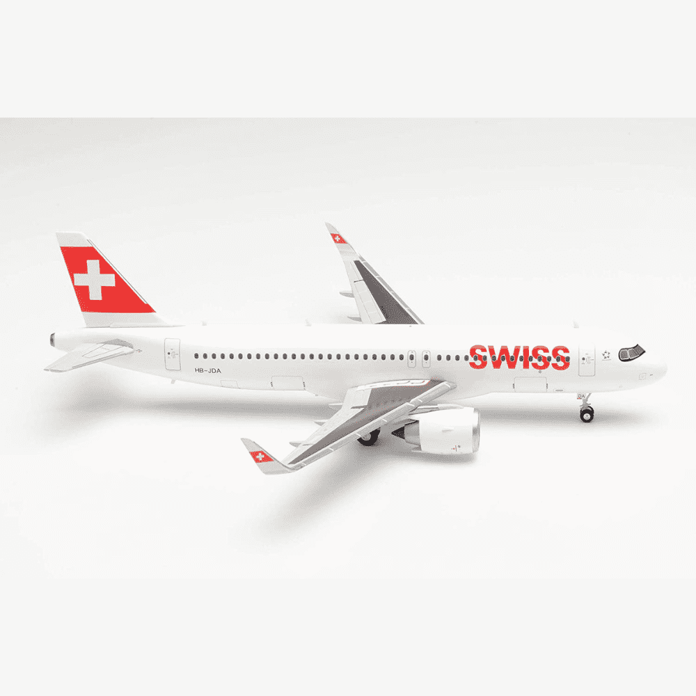 Airbus A320neo - Swiss International Air Lines, Reg."HB-JDA" - "Engelberg" - Marca: Herpa - Scala: 1:200