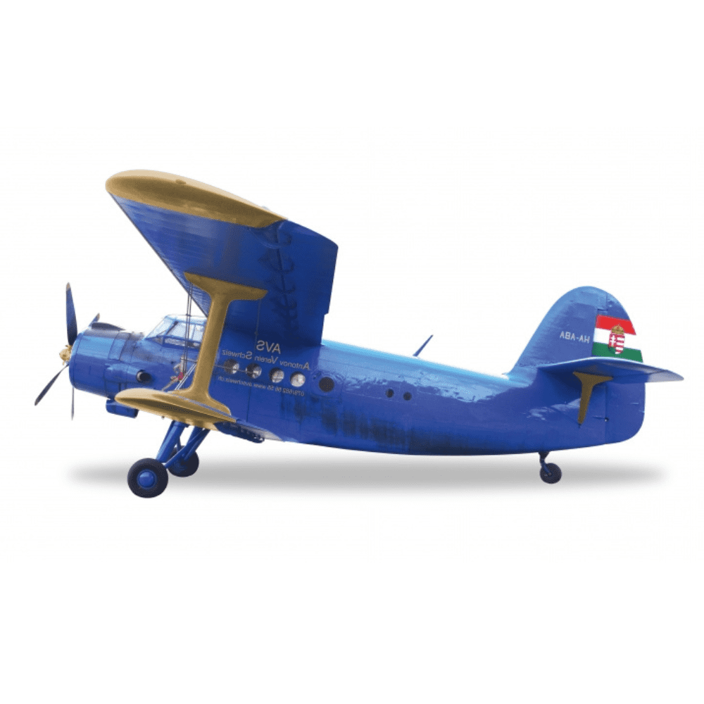 Antonov AN-2 - AVS Antonov Verein Schweiz, Reg."HA-ABA" Edizione Limitata - Marca: Herpa - Scala: 1:200