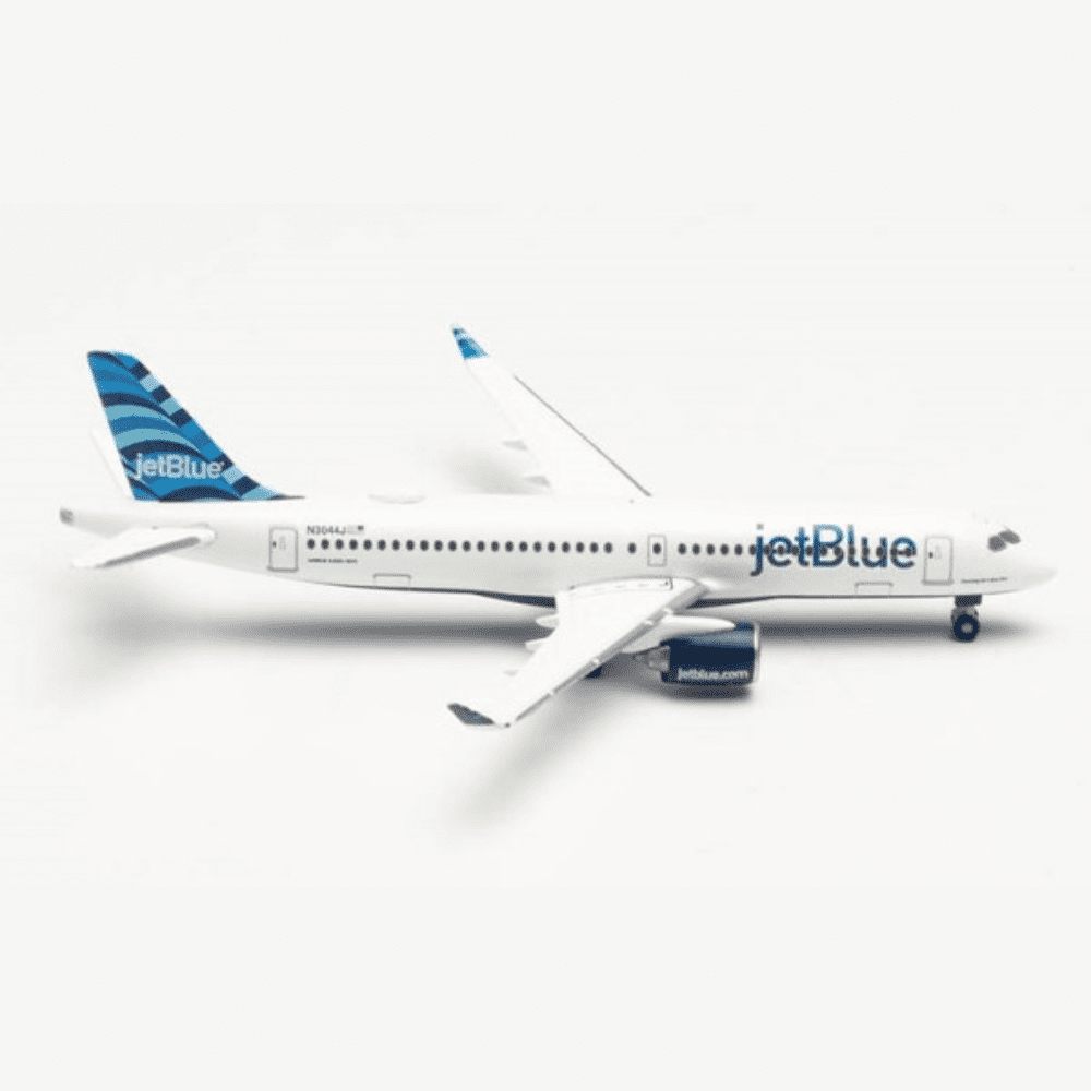 Airbus A220-300 - JetBlue Airways,Reg."N3044J" - "Hops" Tail Design - Marca: Herpa - Scala: 1:500