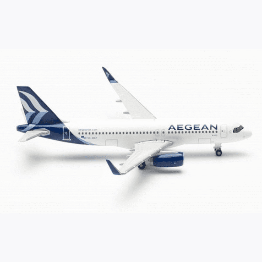 Airbus A320 - Aegean Airlines, Reg."SX-DGZ" - Marca: Herpa - Scala: 1:500