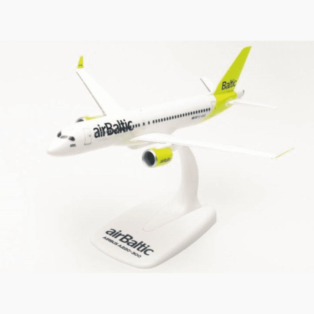 Airbus A220-300 - airBaltic, Reg."YL-AAZ"  scala 1:200 HERPA