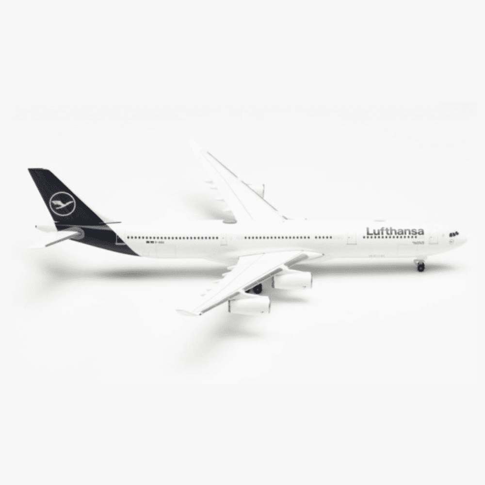 Airbus A340-300 - Lufthansa,Reg."D-AIGU" , "Castrop-Rauxel" Marca: Herpa - Scala: 1:500