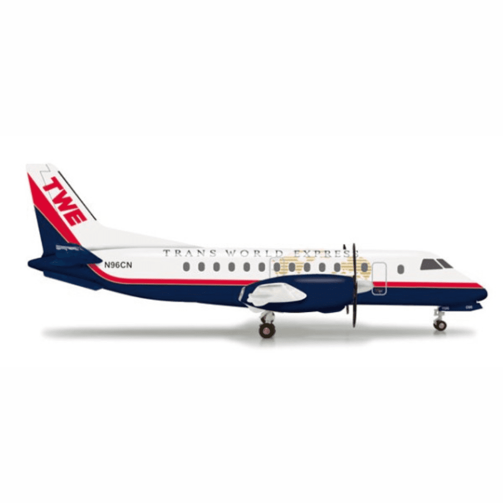 Saab 340 - Trans World Express, Reg."N96CN" Tiratura Limitata Marca: Herpa - Scala: 1:200