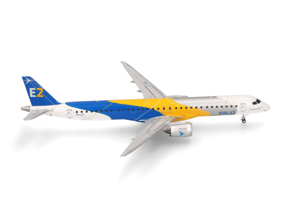 Embraer E195-E2 - Embraer Corporate Livery, Reg."PR-ZIQ", Herpa, Scala 1:200