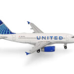 Airbus A319 - United Airlines, Reg."N877UA", Herpa scala 1:500