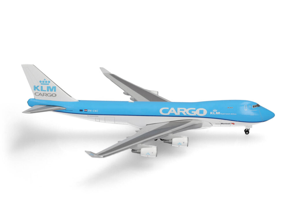 Boeing 747-400ERF - KLM Cargo, Reg."PH-CKC", "Oranje", Herpa, Scala 1:500