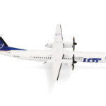 Bombardier Q400 - LOT Polish Airlines, Reg."SP-EQF", Herpa, scala 1:200
