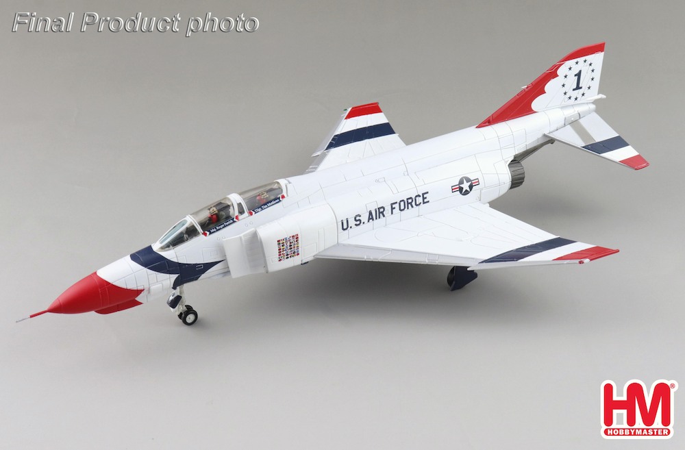 McDonnell Douglas F-4E - Thunderbirds, USAF, No.1 plane, 1973/74 season - Scala 1:72