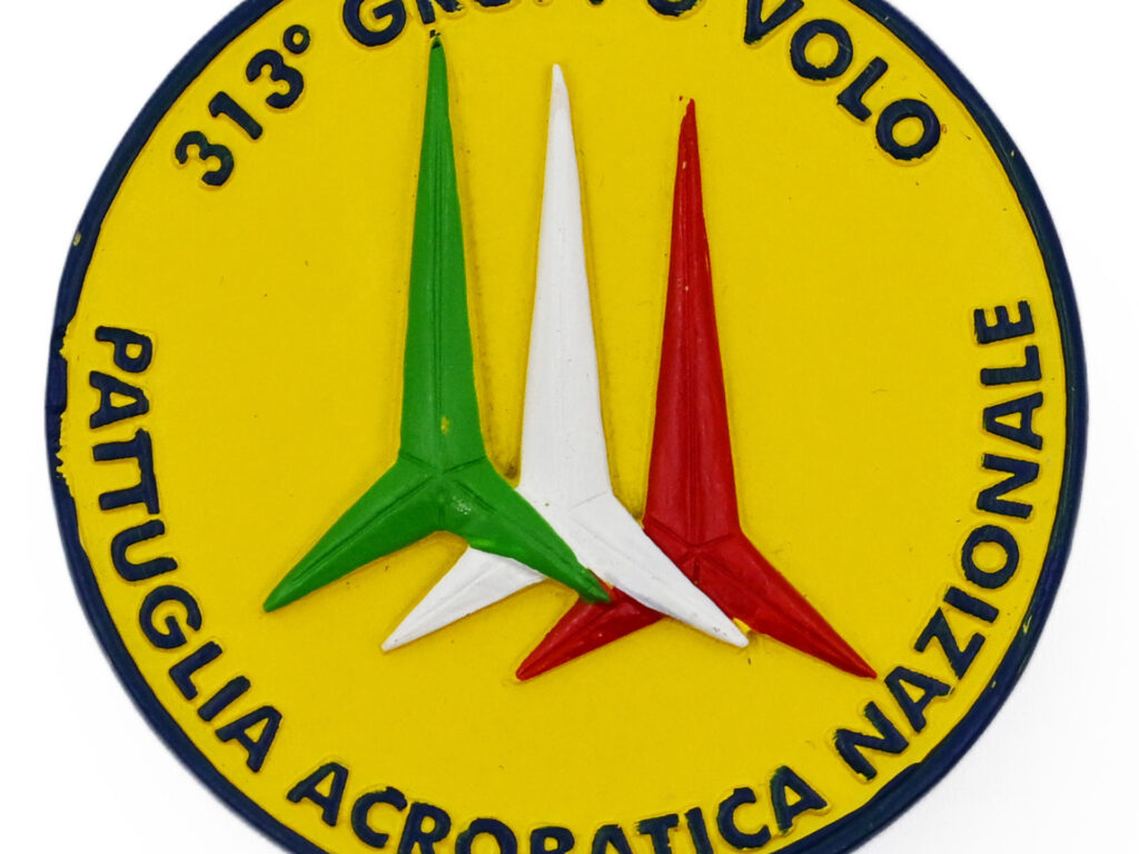 Calamita Frecce Tricolori in resina, 313° Gruppo Volo P.A.N. - Prodotto Ufficiale AMI