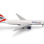 Boeing 777-200 - British Airways, Reg."G-YMMU", "oneworld", Herpa, Scala 1:500