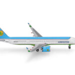Airbus A321neo - Uzbekistan Airways, Reg."UK32105", Herpa scala 1:500