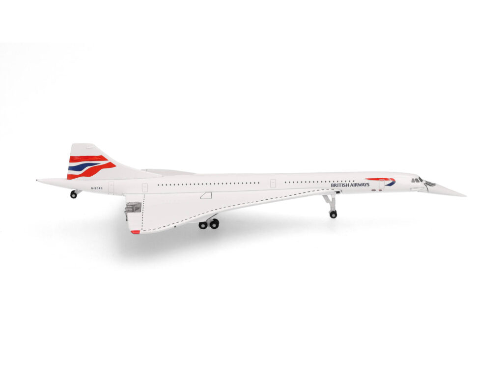 Aérospatiale/BAC Concorde - British Airways, Reg."G-BOAG", Scala 1:500