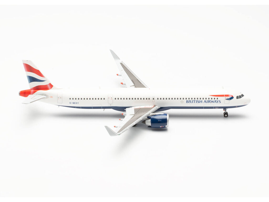 Airbus A321neo - British Airways, Reg."G-NEOY" - Herpa, Scala 1:200