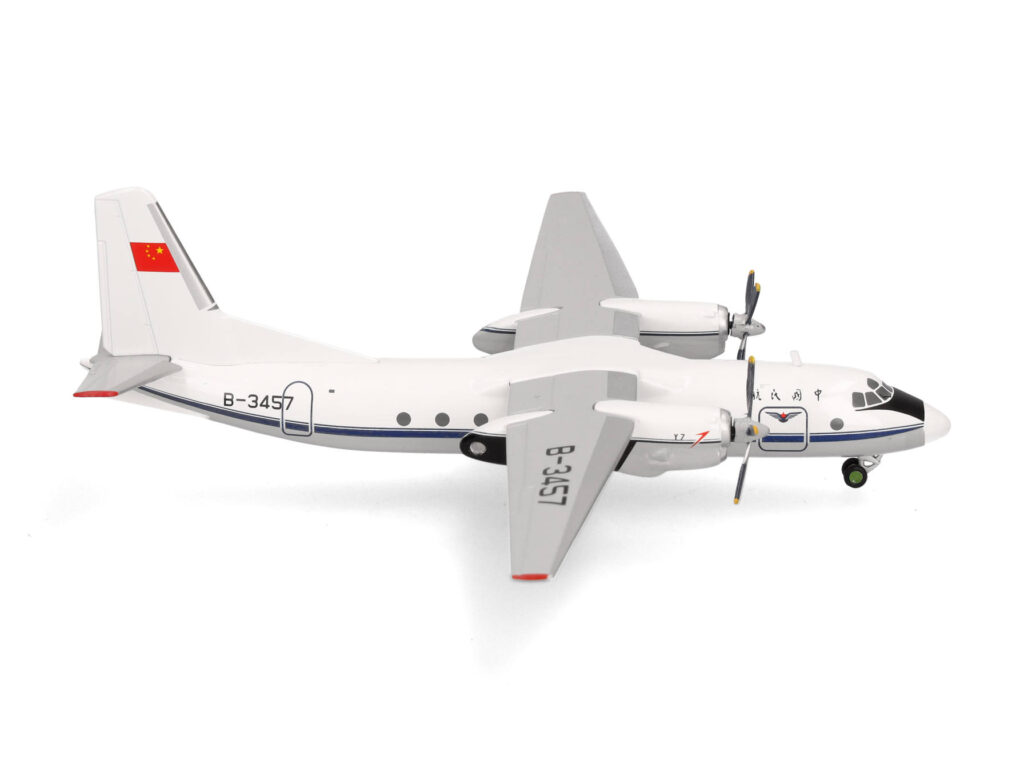 Xian Y-7 - CAAC Airlines, Reg."B-3457" - Herpa, Scala1:200