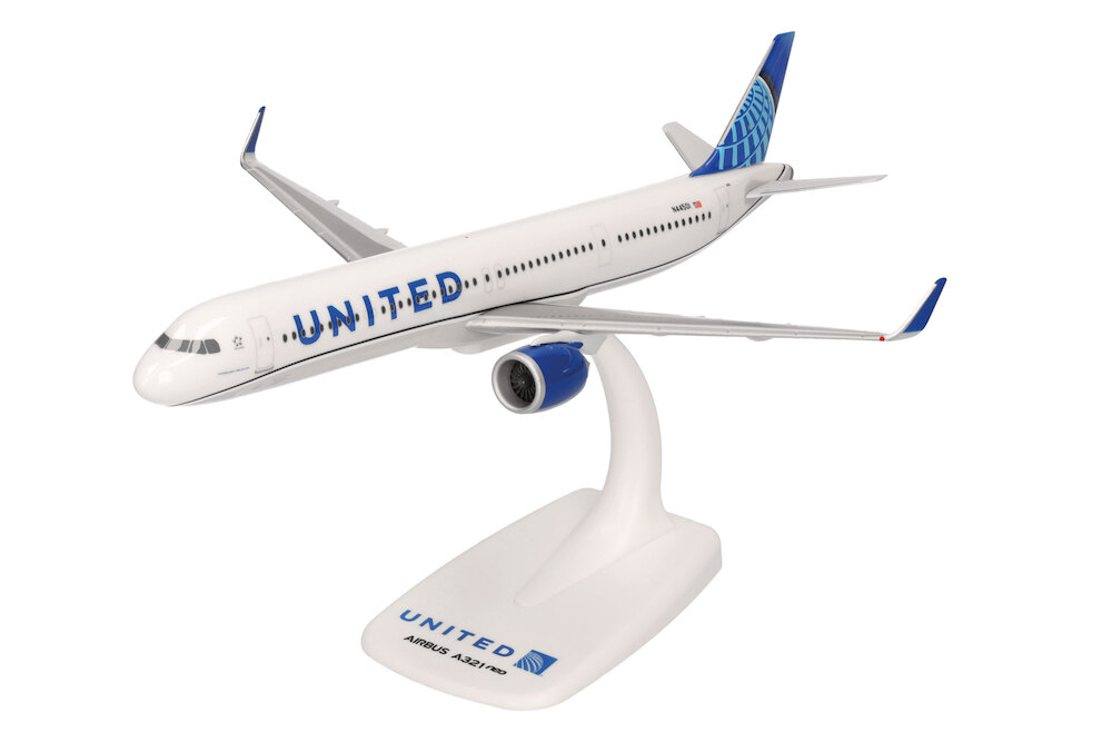 Airbus A321neo - United Airlines, Reg."N4450I", Herpa, Scala 1:200