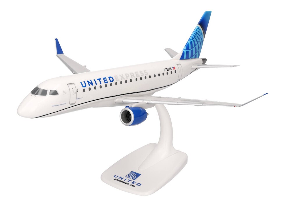 Embraer E175 - United Express, Reg."N753YX", Herpa, Scala 1:100