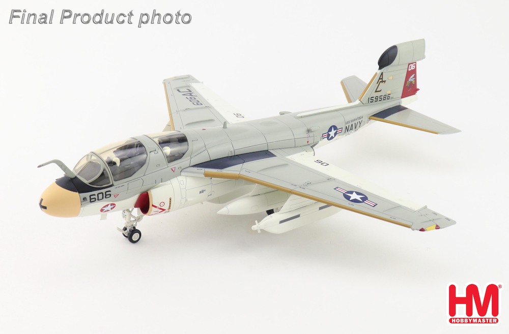 Grumman EA-6B Prowler - US Navy, Reg."159586", VAQ-138, USS Saratoga, 1977 - Scala 1:72