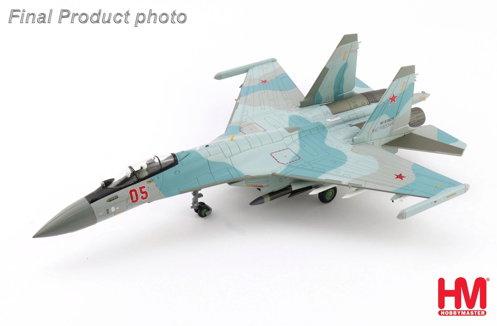 Sukhoi Su-35S Flanker E - Russian Air Force, Red 05/RF-93809, (w/Khibiny-U ECM pods), 2025 - Scala 1:72