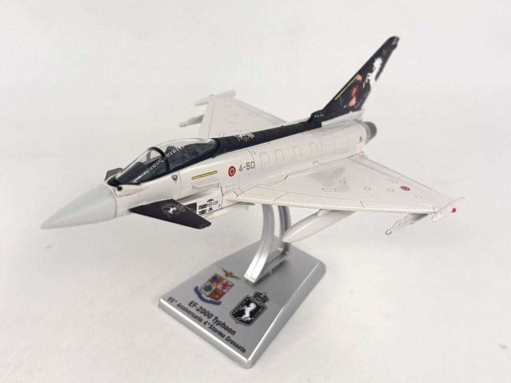 EF-2000 Typhoon - Aeronautica Militare Italiana, 4° Stormo, 95° Anniversario, Grosseto AB, 1/6/2026 - Italeri - Scala 1:100