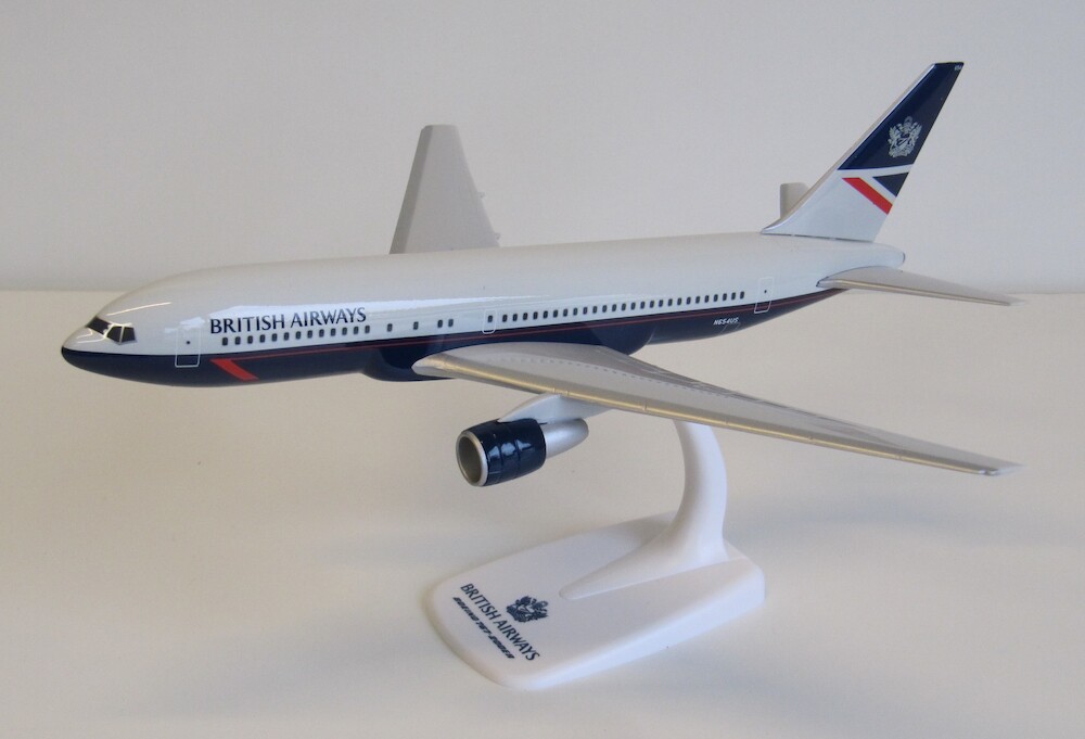 Boeing 767-200ER - British Airways, Reg."N654US", PPC, Scala 1:200