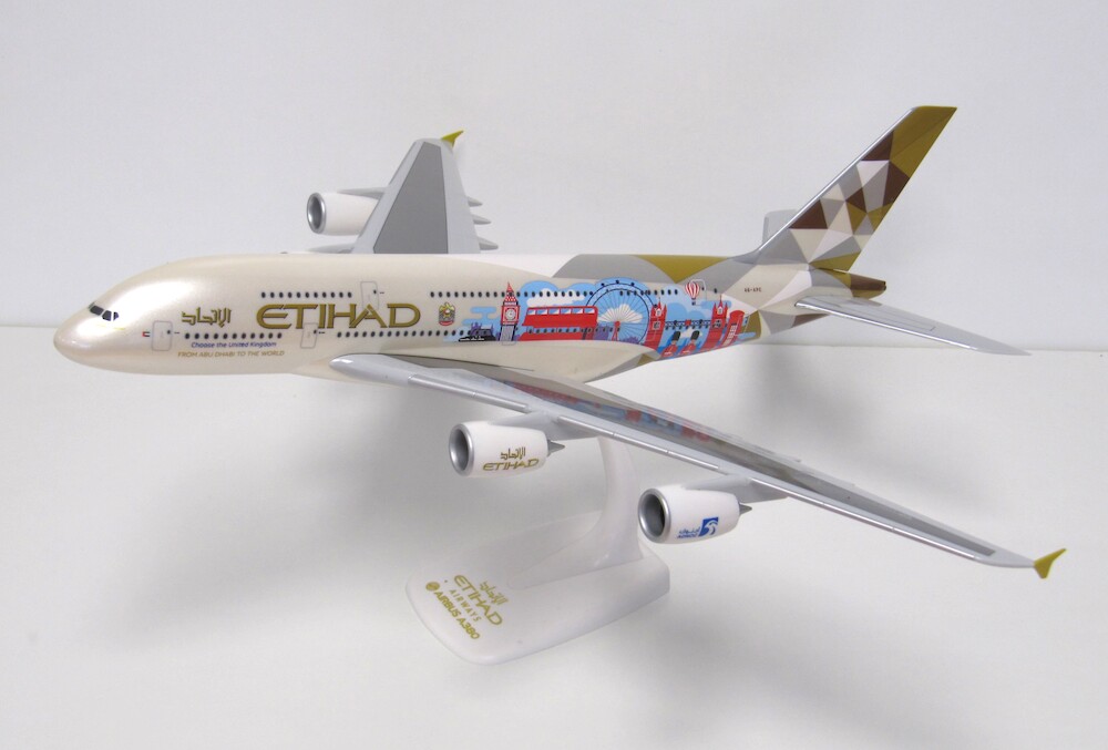 Airbus A380-800 - Etihad Airways , Reg."A6-APC", "Choose the United Kingdom", PPC, Scala 1:200